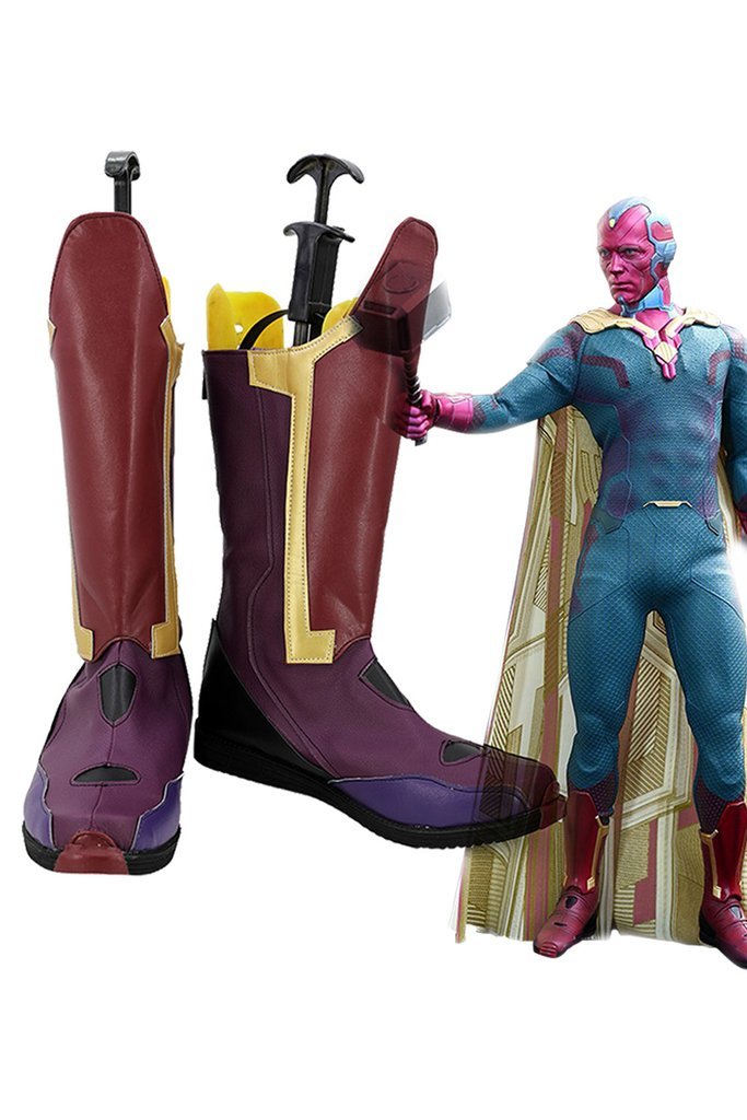 Avengers Infinity War Vision Cosplay Schuhe Stiefel