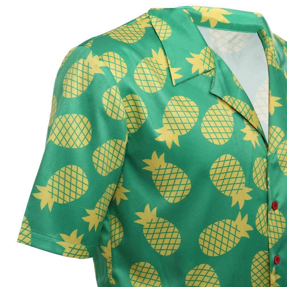 T-shirt à manches courtes hawaïenne pour adulte, costume de cosplay Animal Crossing, costume d'Halloween et de carnaval