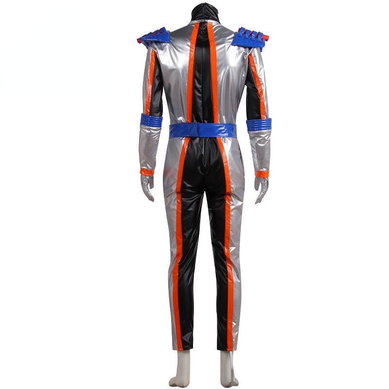 Gogo Sentai Boukenger Superhelden Jumpsuit Bouken Silber Cosplay Kostüm