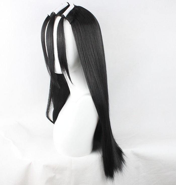 Bleach Kuchiki Byakuya Schwarze Cosplay Perücke