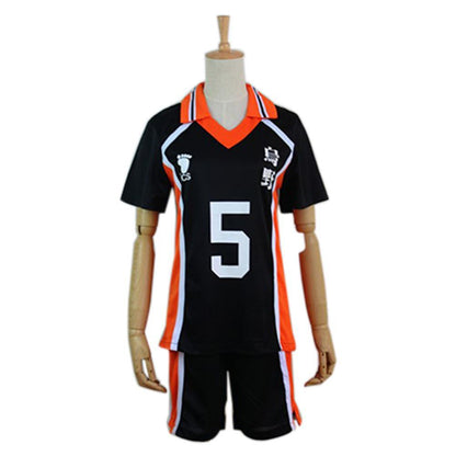 Haikyuu Cosplay Kostüm Karasuno High School Volleyball Club Tanaka Ryunosuke Sportbekleidung Jerseys Uniform