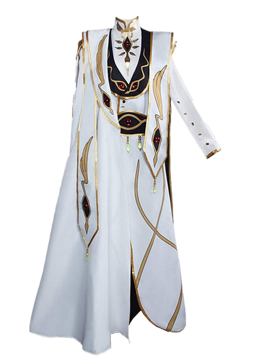 Code Geass Lelouch Lamperouge Weiß Outfit Cosplay Kostüm