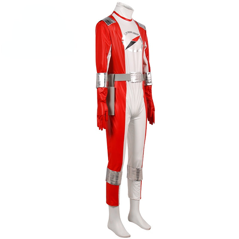 Gogo Sentai Boukenger Superhelden Jumpsuit Bouken Red Satoru Akashi Cosplay Kostüm