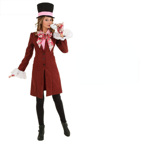 Female Mad Hatter Tea Party Kostüm für Frauen Halloween Cosplay