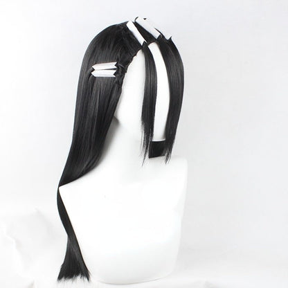 Bleach Kuchiki Byakuya Schwarze Cosplay Perücke