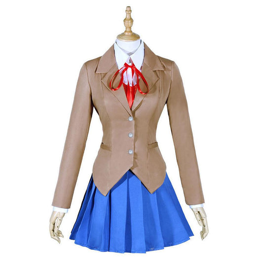 Doki Doki Literature Club Monika Tenues Halloween Carnaval Costume Cosplay Costume