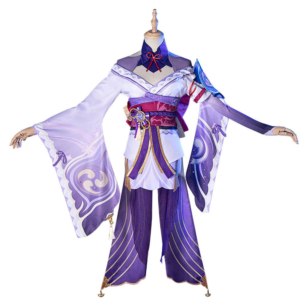 Genshin Impact Baal Raiden Shogun Outfits Halloween Karneval Anzug Cosplay Kostüm