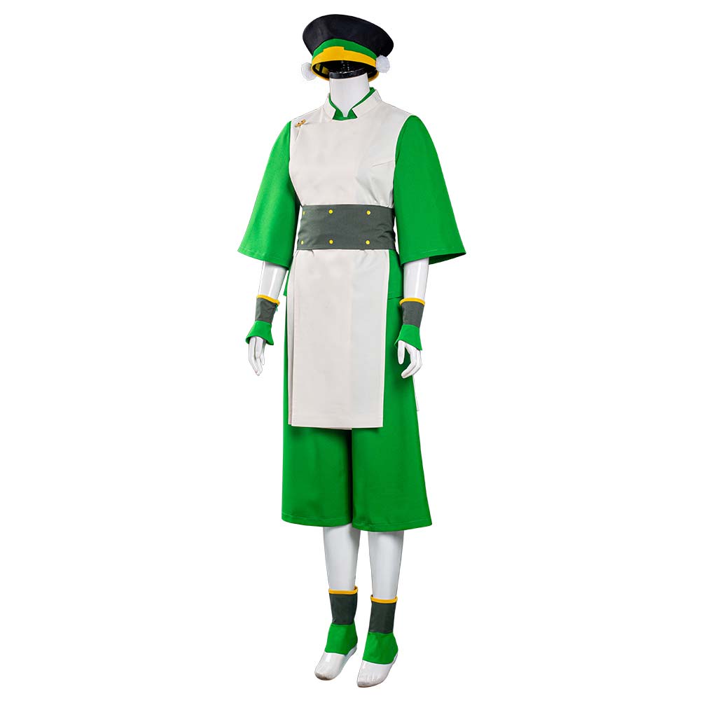 Avatar: The Last Airbender Toph Bengfang Weste Hosen Outfits Halloween Karneval Anzug Cosplay Kostüm