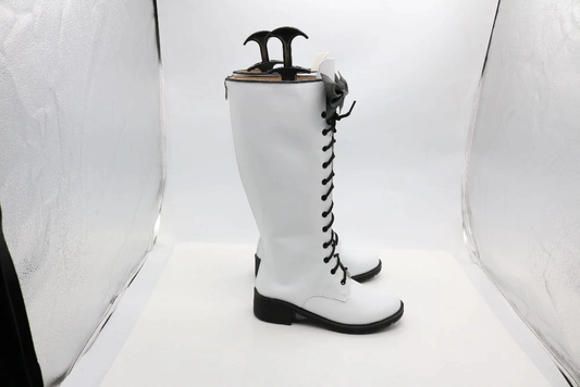 black butler ciel cosplay stiefel schuhe weiß