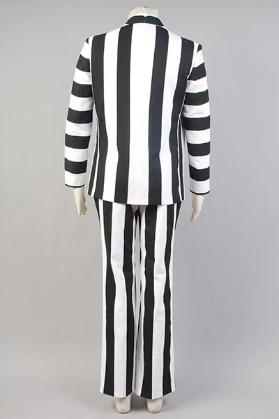 Beetlejuice ausgefallener Anzug Kostüm Halloween Cosplay