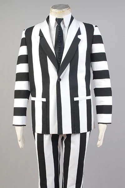 Beetlejuice ausgefallener Anzug Kostüm Halloween Cosplay