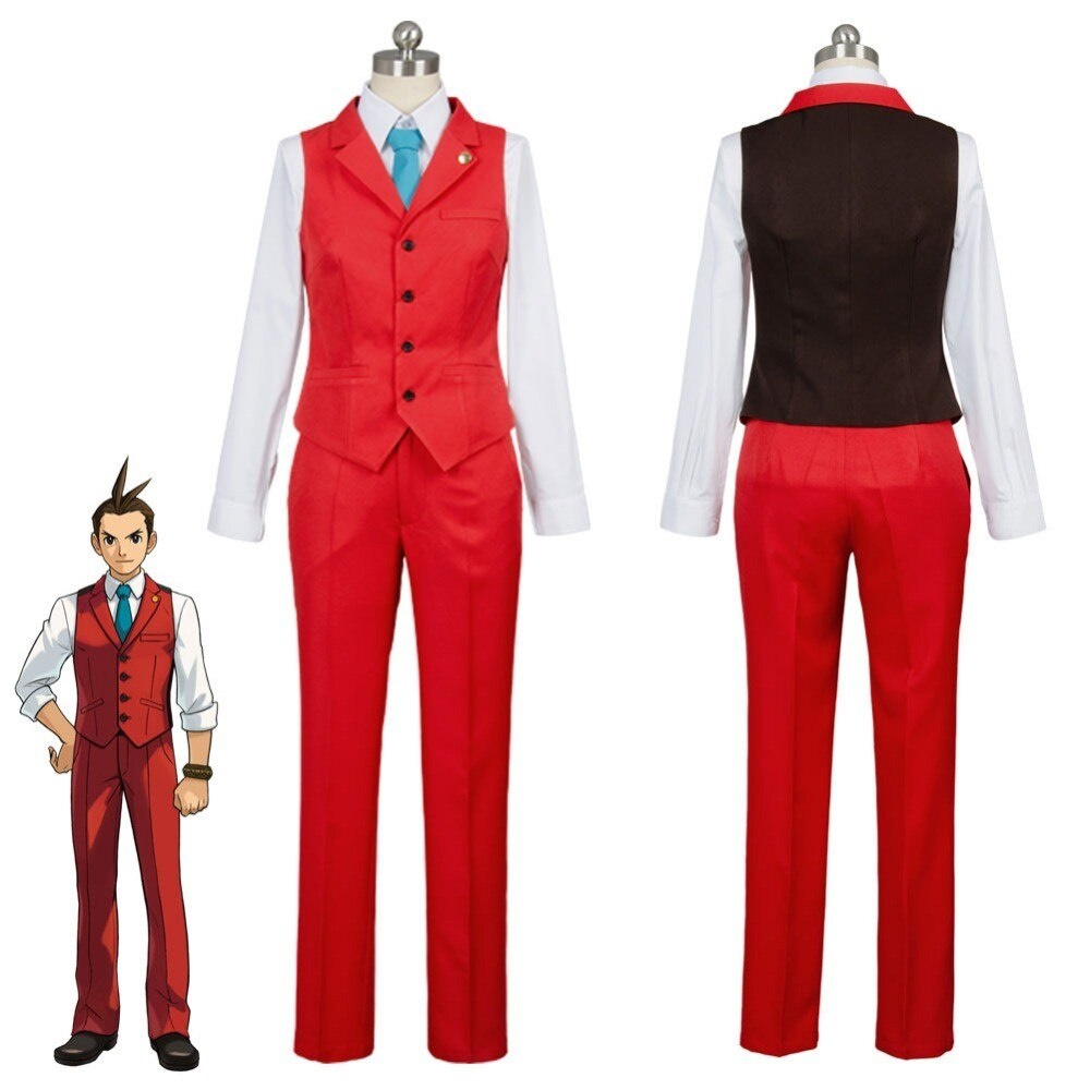 Gyakuten Saiban 4 Apollo Justice Ace Attorney Polly Roter Anwaltsanzug Cosplay Kostüm