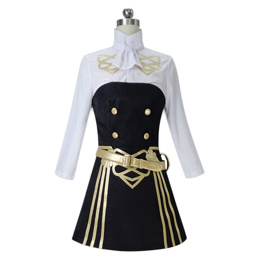 Fire Emblem 3 Three Houses Helden Hilda Frauen Tube Kleid Hemd Outfits Halloween Cosplay Kostüm