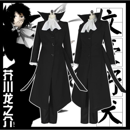 Bung Stray Dogs Ryūnosuke Akutagawa Cosplay Kostüm