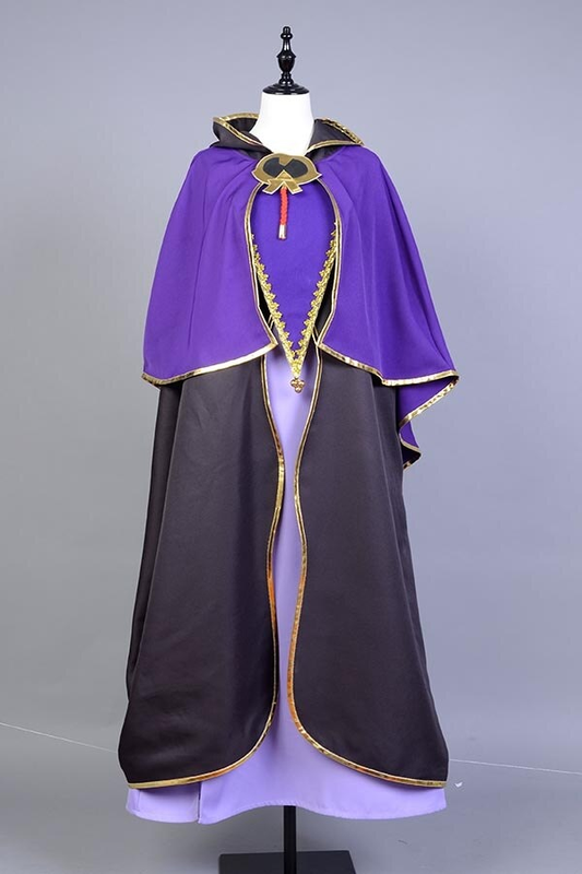 Fate Stay Night Servant Caster Outfit Cosplay Kostüm