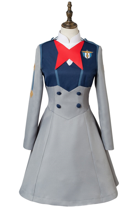 Darling in the Franxx Ichigo Code 015 Mädchen Uniformkleid Cosplay Kostüm