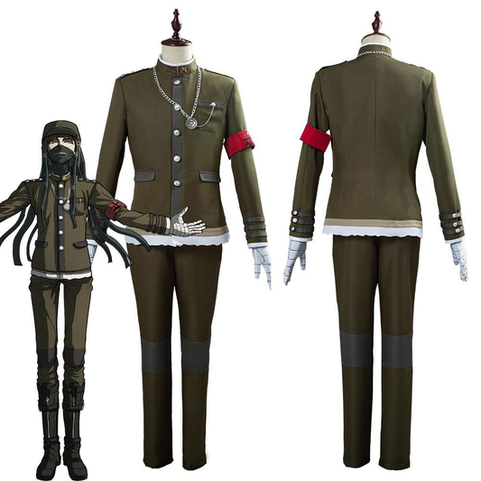 Danganronpa V3 Korekiyo Shinguji Herrenuniform Outfit Halloween Karnevalskostüm Cosplay Kostüm