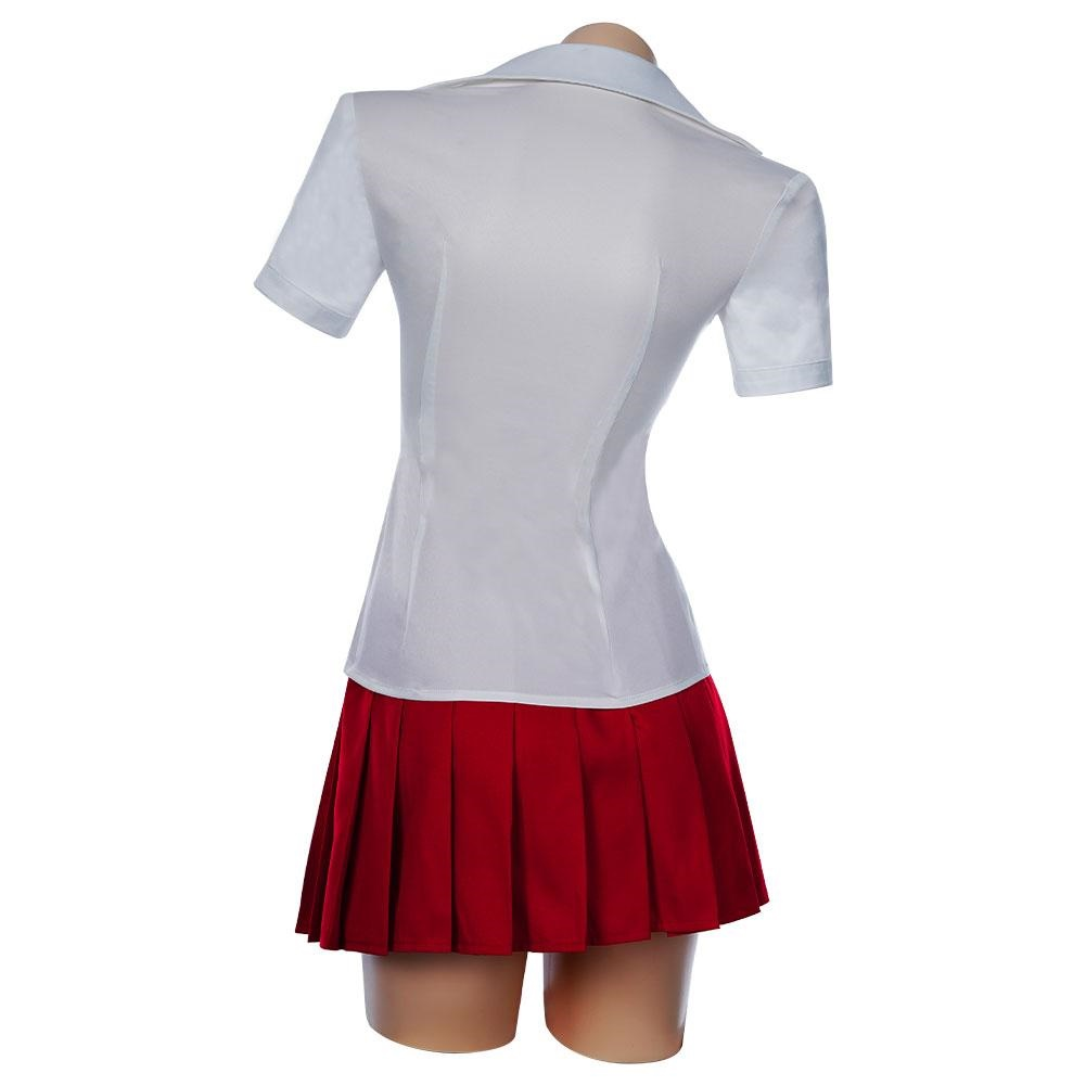 Danganronpa 2: Adieu le désespoir Akane Owari Uniforme Robe Tenue Halloween Carnaval Costume Cosplay Costume