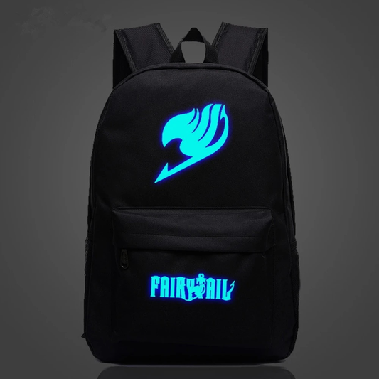 Fairy Tail Natsu Magic Guild Luminous Logo Schultertasche Rucksack