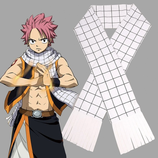 Fairy Tail Natsu Dragneel Schal Muffler Cosplay Zubehör