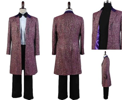 Doctor Who 11. Doctor Purple Wool Blend Kostüm Set