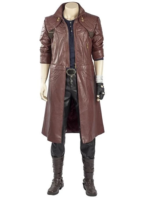 Dmc Devil May Cry 5 V Dante Outfit Trenchcoat Cosplay Kostüm Komplettset