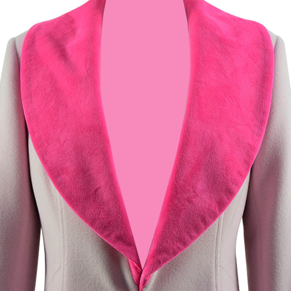Cosdaddy Queenie Goldstein Cosplay Kostüm Frauen Pink Jacke Lang Mantel Winterkleidung