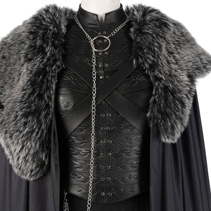 Game of Thrones Sansa Stark Cosplay Kostüm Halloween Schwarzes Kleid Outfits