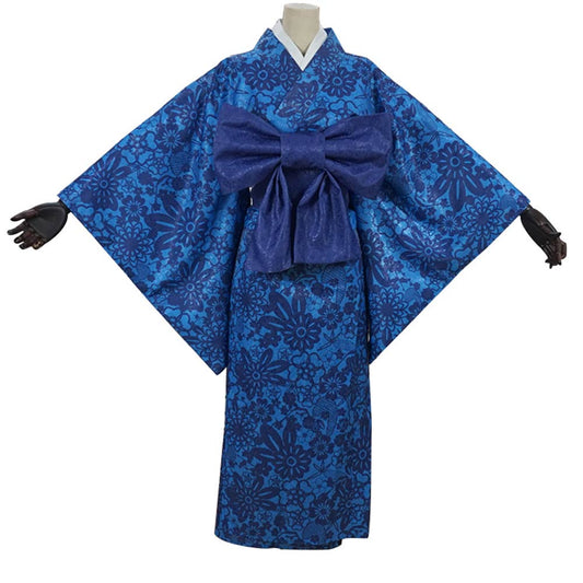 Costume de Cosplay d'Hashibira Inosuke pour femme, tenue kimono pour Halloween, carnaval