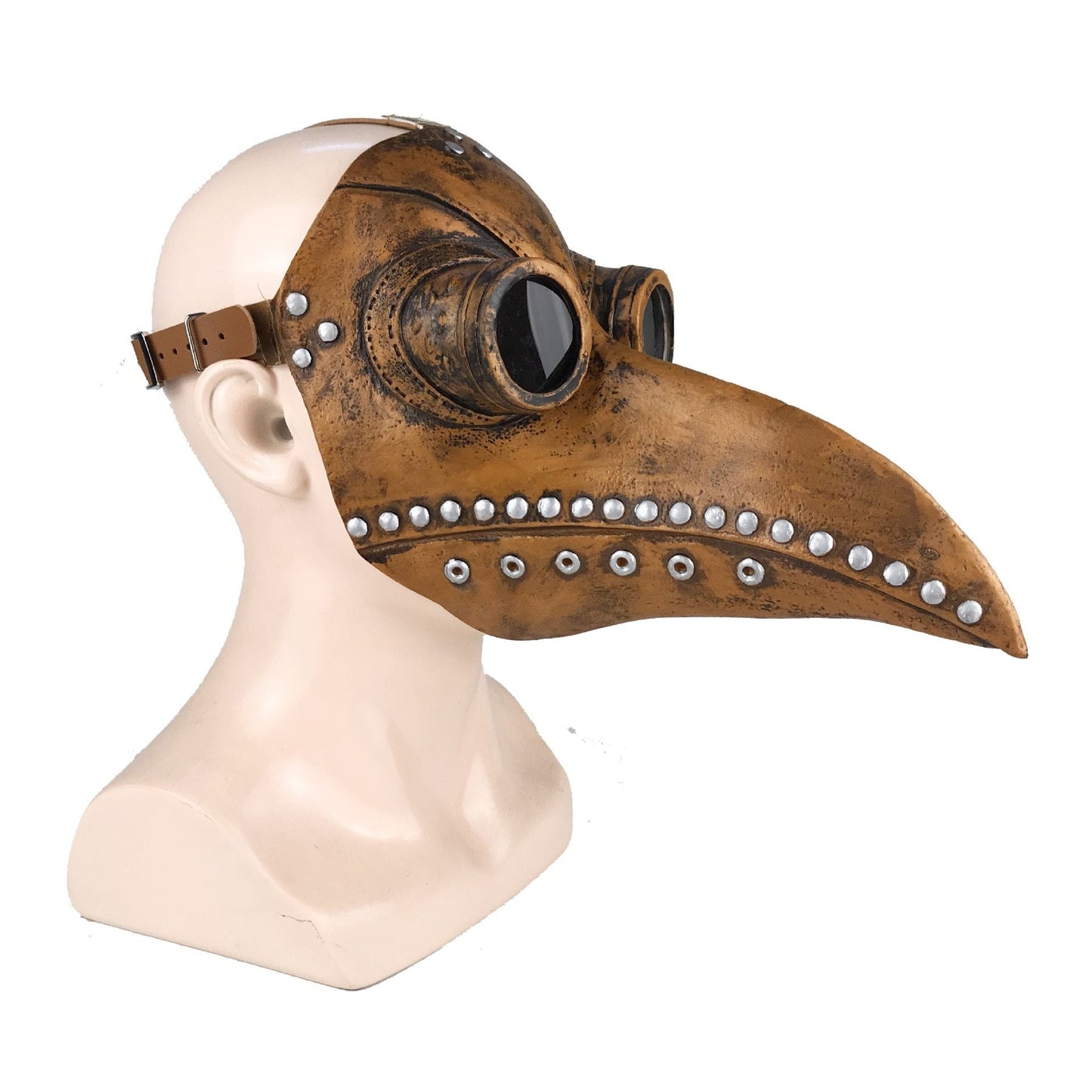 Lustige mittelalterliche Steampunk Pestdoktor Vogelmaske Latex Punk Cosplay Masken Schnabel Erwachsene Halloween Event Cosplay Requisiten