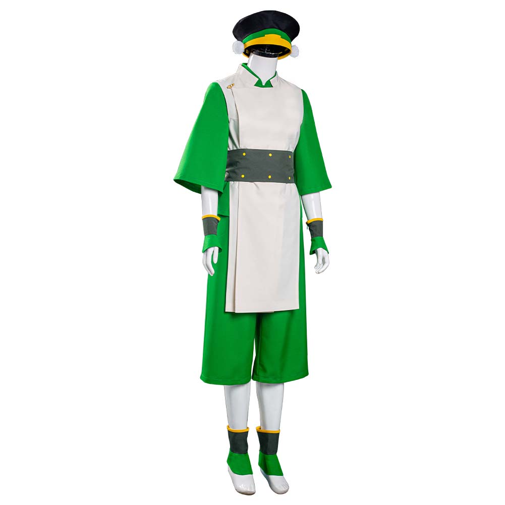 Avatar: The Last Airbender Toph Bengfang Weste Hosen Outfits Halloween Karneval Anzug Cosplay Kostüm