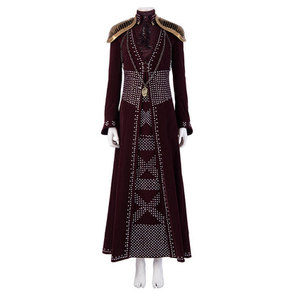 Game of Thrones Cersei Lannister Cosplay Kostüm Halloween Kostüm Outfits Schwarzes Kleid