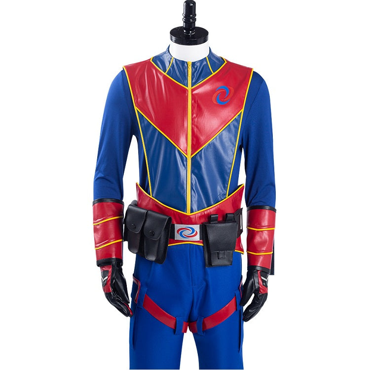 Henry Danger Captain Man Halloween Kostüm für Erwachsene Anzug