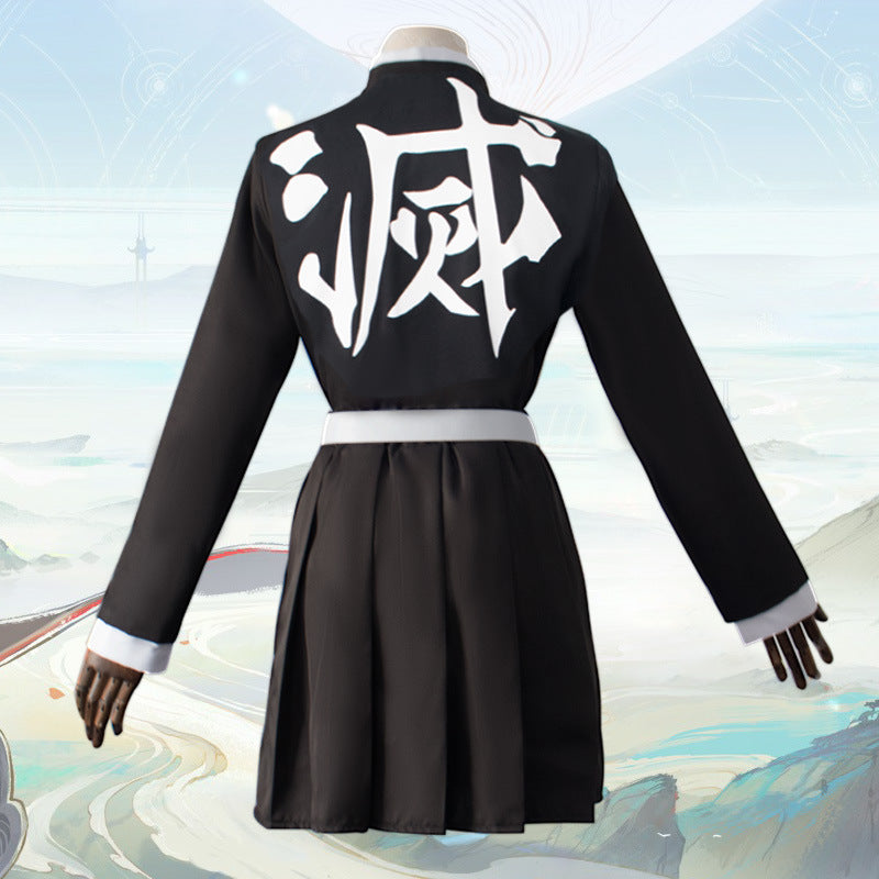 Demon Slayer Kimetsu No Yaiba Wind Säule Shinazugawa Sanemi Uniform Cosplay Kostüm