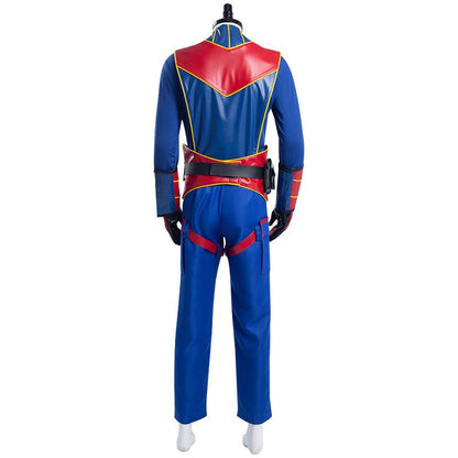 Henry Danger Captain Man Halloween Kostüm für Erwachsene Anzug