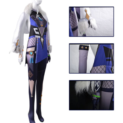 Genshin Impact Yelan Cosplay Kostüm Outfits Halloween Karneval Anzug