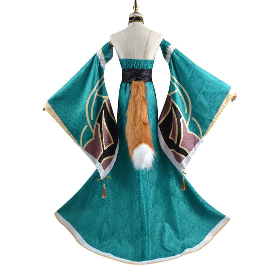 Costume cosplay di Carnevale di Halloween di Genshin Impact Miss Hina/Gorou