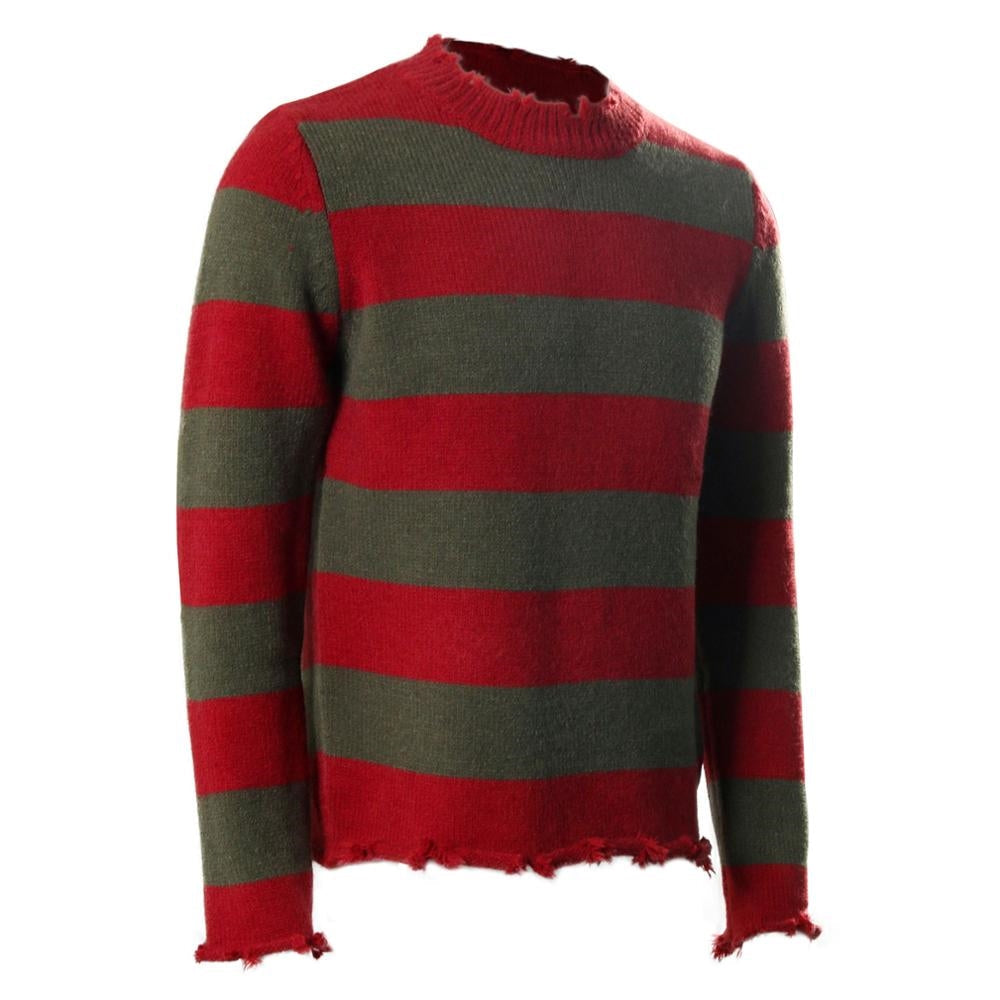 Freddy Krueger Kostüm verkürzter Pullover für Männer Halloween Cosplay