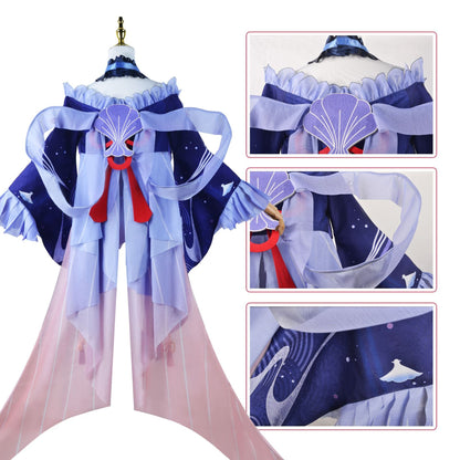 Costume de cosplay de Sangonomiya Kokomi du jeu Genshin Impact