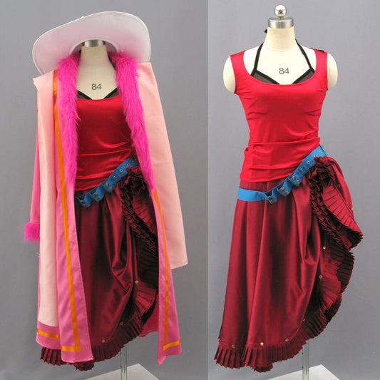 Nefertari Vivi One Piece Rotes Halloween Kostüm Piratenkönigin Vivi Cosplay Outfits