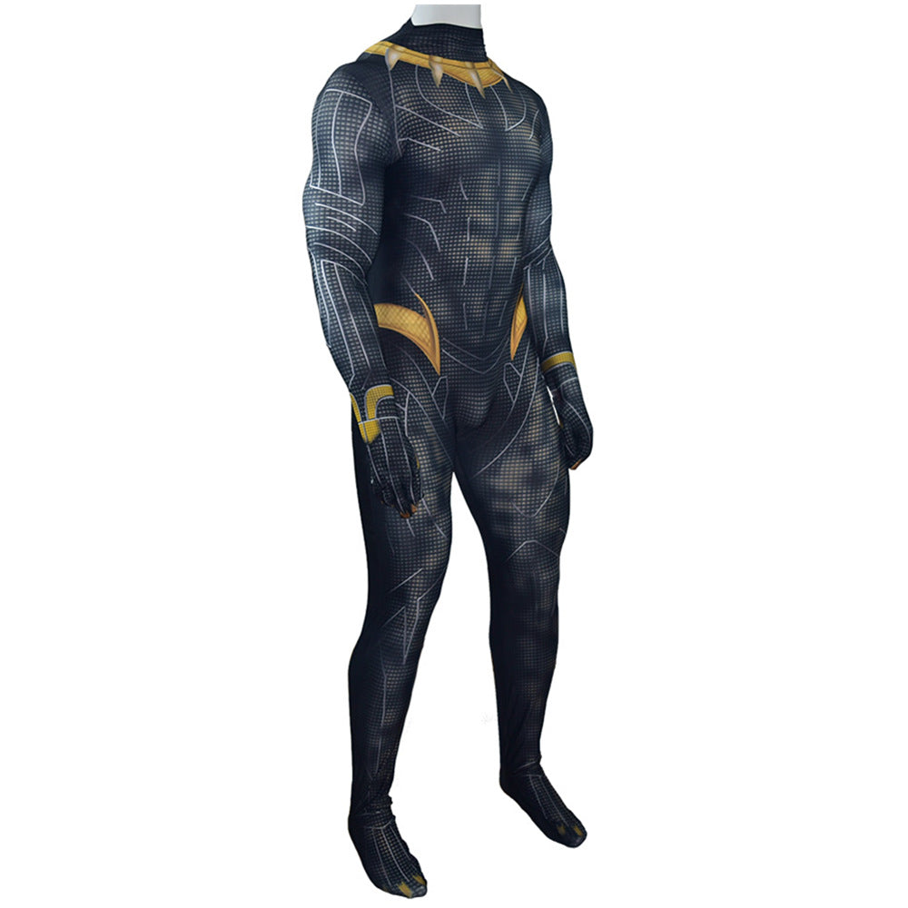 Erik Killmonger Gold Black Panther Cosplay Anzug Black Panther 2 Kostüm für Erwachsene
