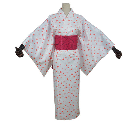 Kimetsu No Yaiba Daki Cosplay Kostüm Kimono Wafuku