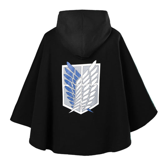 Attack on Titan Shingeki no Kyojin Advancing Giants Black Cape Cosplay Kostüm