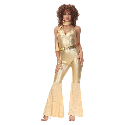 Gold Foxxy Cleopatra Kostüm Austin Powers Halloween weibliches Kostüm