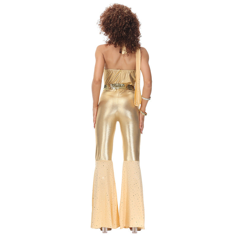 Gold Foxxy Cleopatra Kostüm Austin Powers Halloween weibliches Kostüm