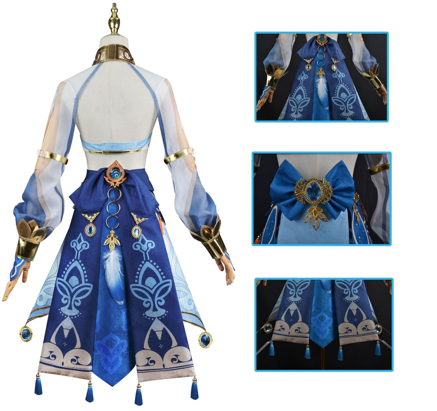 Genshin Impact Nilou Cosplay Costume Danza del Loto Luce Tanzroc Set