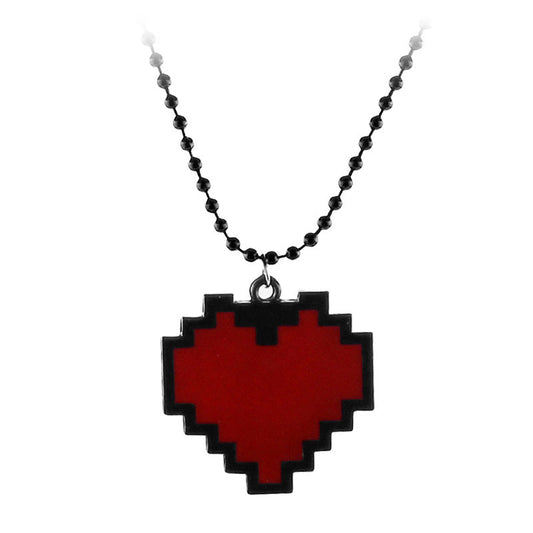 Undertale Cosplay Halskette Rote Herz Kette Halloween Accessoires