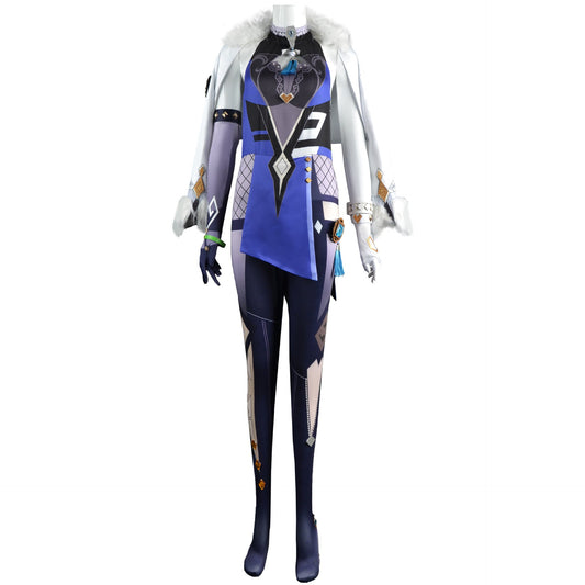 Genshin Impact Yelan Cosplay Costume Outfits Halloween Carnevale Suit