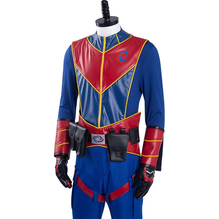 Henry Danger Captain Man Halloween Kostüm für Erwachsene Anzug