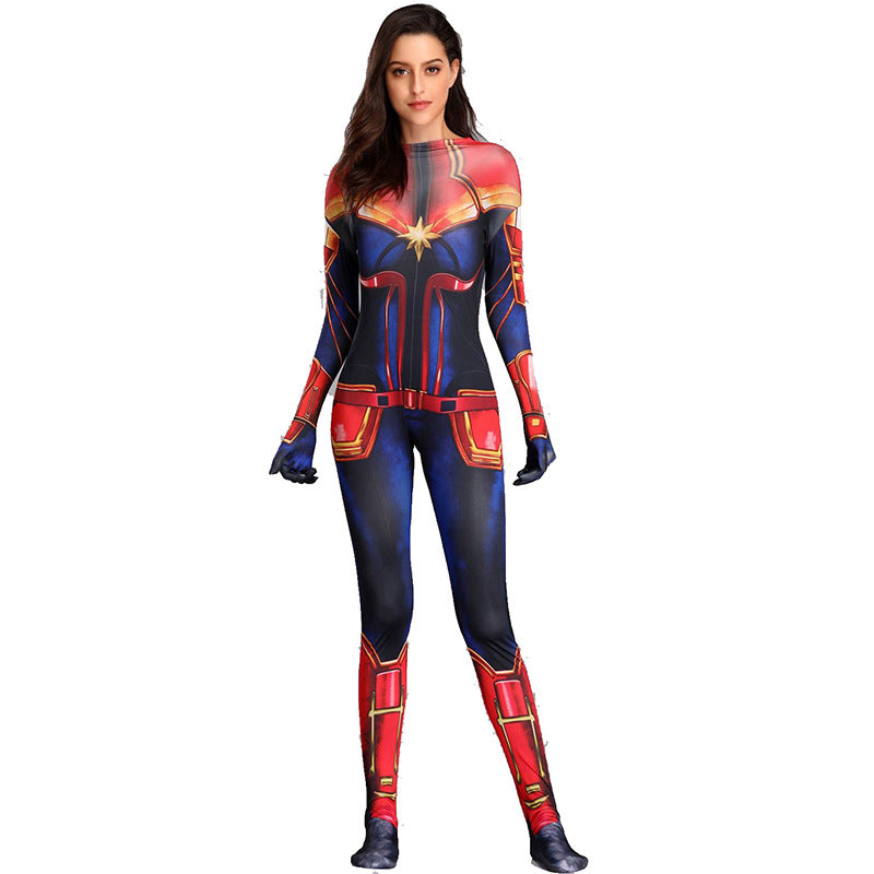 Avengers 3 Infinity War Captain Marvel Ms Marvel Overall Cosplay Kostüm